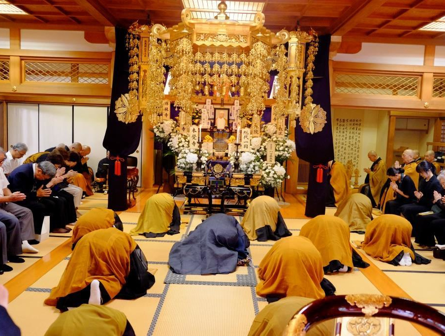 先代七回忌法要風景